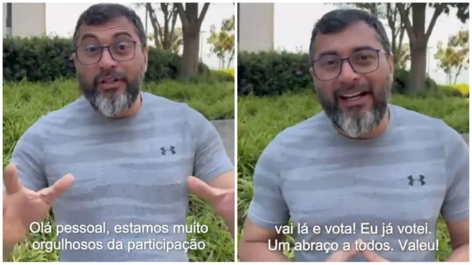 Governador do AM pede torcida para Isabelle no BBB 24: ‘já votei’