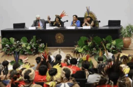 Indígenas defendem territórios em evento na Câmara dos Deputados