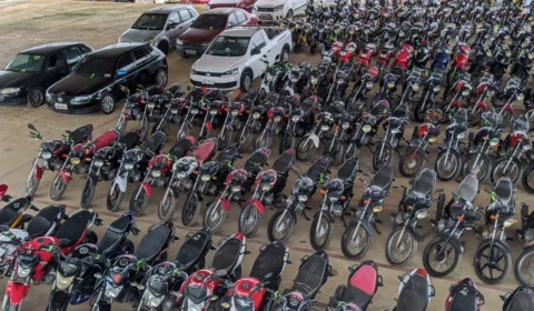 Leilão do Detran-AM tem 166 motos e 34 carros