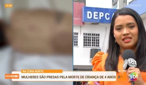 Repórter se emociona ao falar da criança morta em Manaus; confira