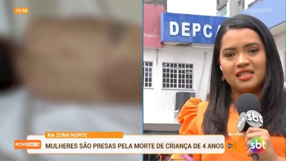 Repórter se emociona ao falar da criança morta em Manaus; confira
