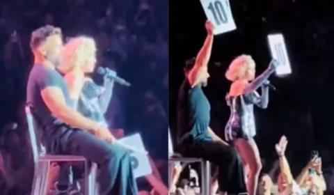 VÍDEO: gravação flagra Ricky Martin excitado durante show de Madonna