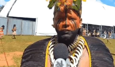 Cacique diz que ato vai mostrar luta dos indígenas para sociedade