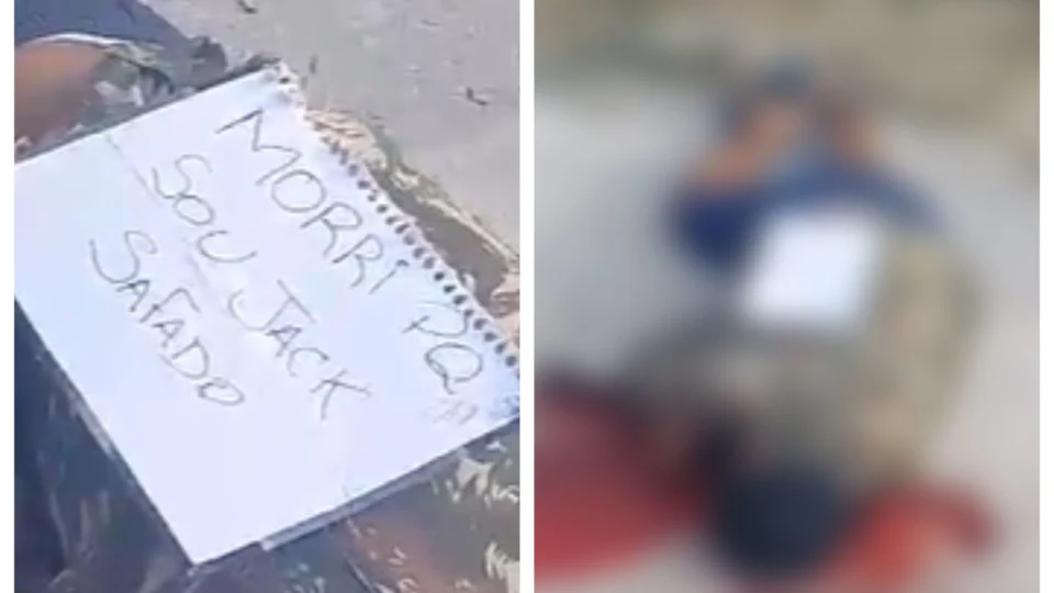 Homem é morto a tiros em Manaus e bilhete diz: ‘sou Jack safado’