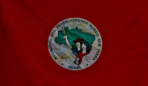 Movimento MST protesta contra aprovação de PL na Câmara