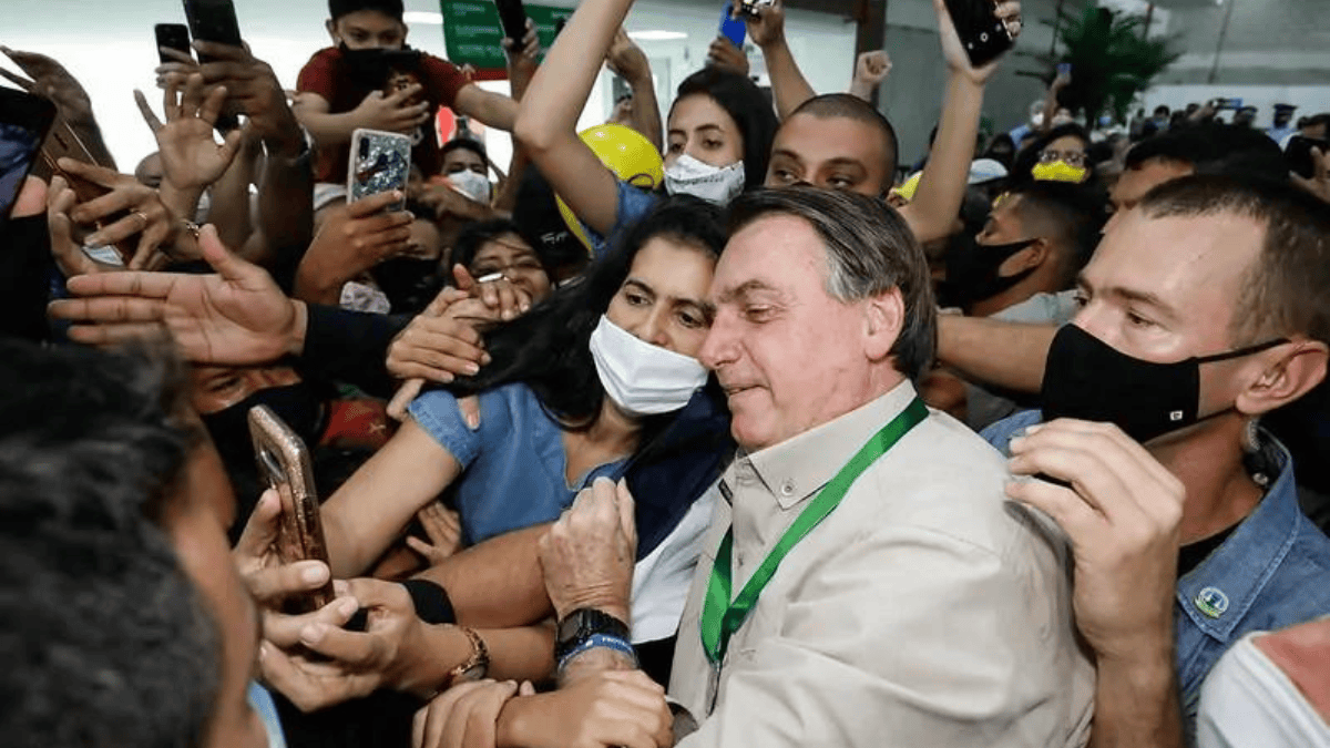Bolsonaro visita a capital amazonense em apoio ao Pré-Candidato à Prefeitura da cidade, Capitão Alberto Neto- Foto: Alan Santos/PR