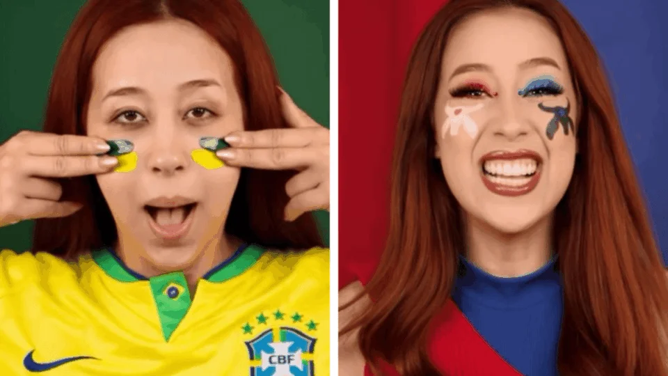 VÍDEO: influenciadora homenageia Garantido e Caprichoso em nova trend