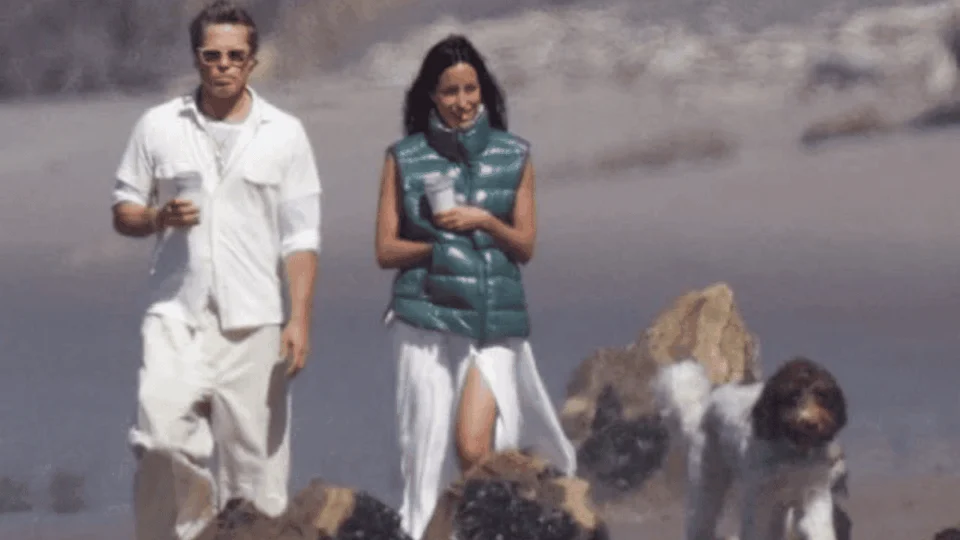 Brad Pitt faz passeio romântico com a namorada Ines de Ramon