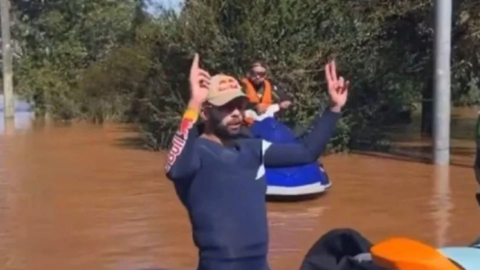 Pedro Scooby mostra realidade das pessoas no RS após viagem de socorro