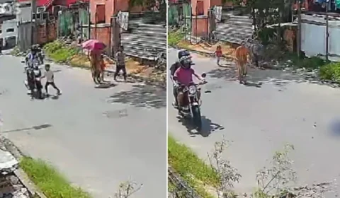 Mãe solta a mão de criança e acidente grave acontece em Manaus; veja vídeo