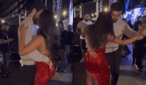 VÍDEO: Isabelle e Matteus dançam colados no show de Joelma, em Manaus