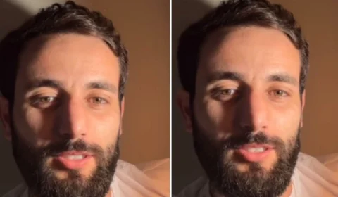 Matteus recebe pedido inusitado de fã ao chegar em Manaus e diz não