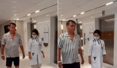 VÍDEO: Bolsonaro mostra estado de saúde após passar mal em Manaus