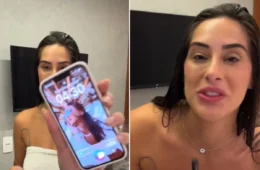 VÍDEO: Deniziane mostra primeira cirurgia plástica nas redes; assista