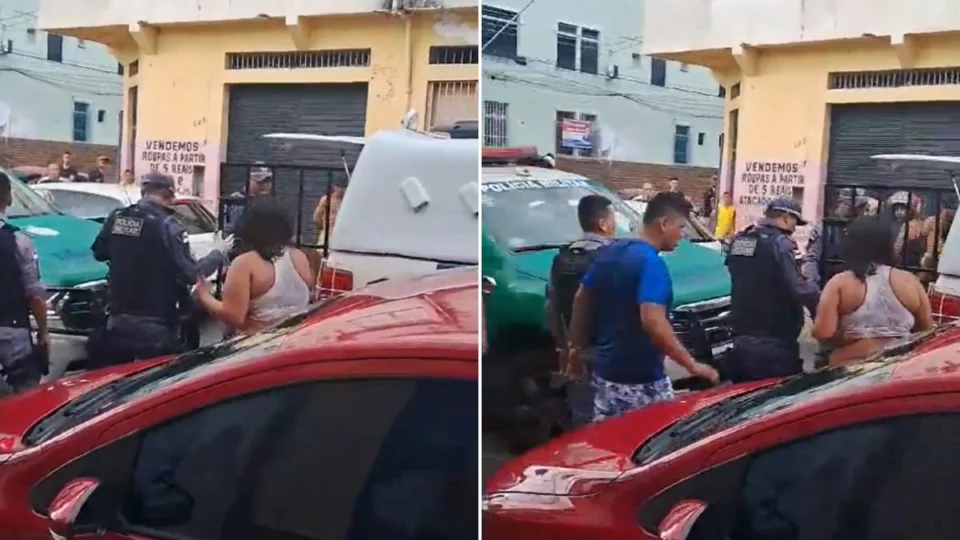 VÍDEO: homem nu apanha após ser suspeito de estuprar criança
