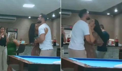 VÍDEO: Isabelle e Matteus dançam agarradinhos no aniversário da sogra