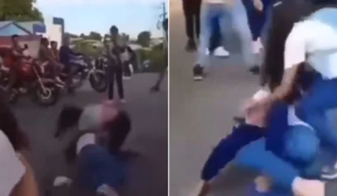VÍDEO: briga entre duas alunas pós aula em Manaus viraliza na internet