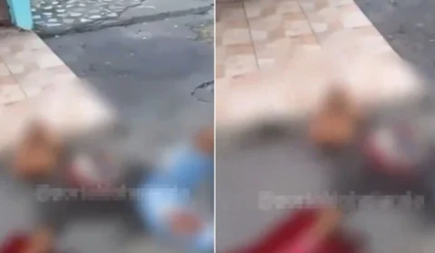 VÍDEO FORTE: tribunal do povo pune acusado de roubo e homem perde membro em Manaus