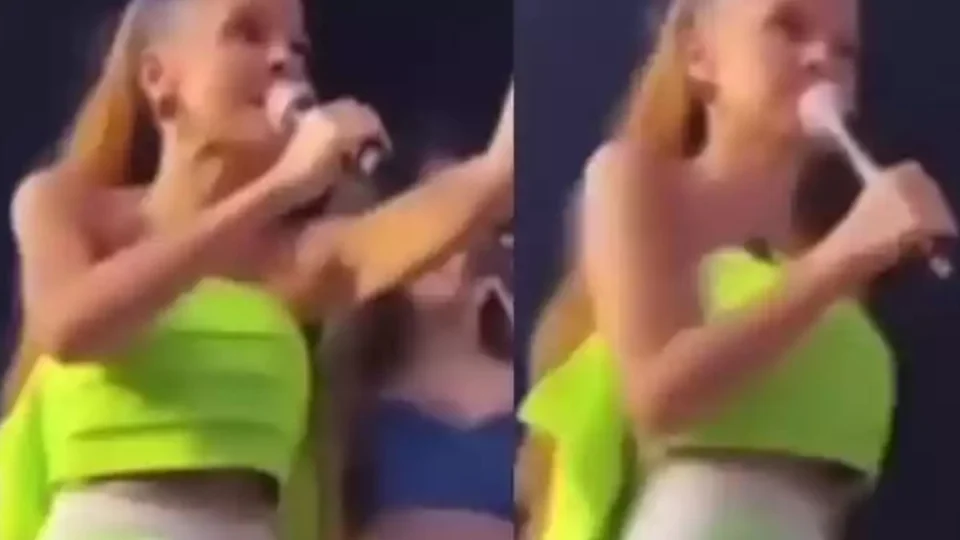 Maiara interrompe show após fã a chamar de ‘calango seco’; veja vídeo