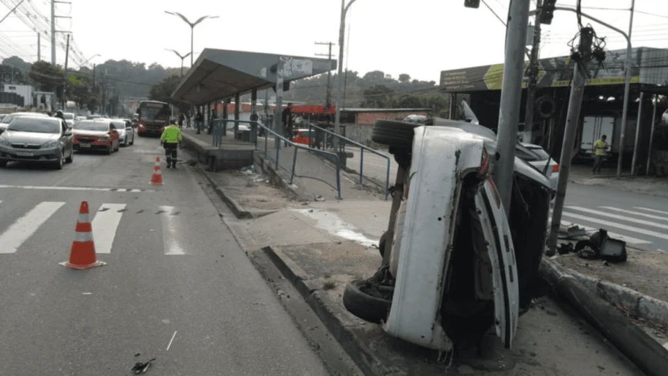 Manaus registra quase 900 acidentes de trânsito em apenas uma semana