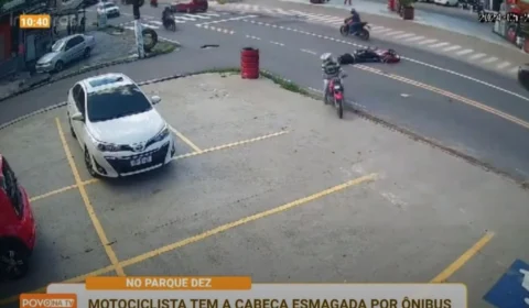 VÍDEO: Homem tem cabeça esmagada por ônibus em Manaus