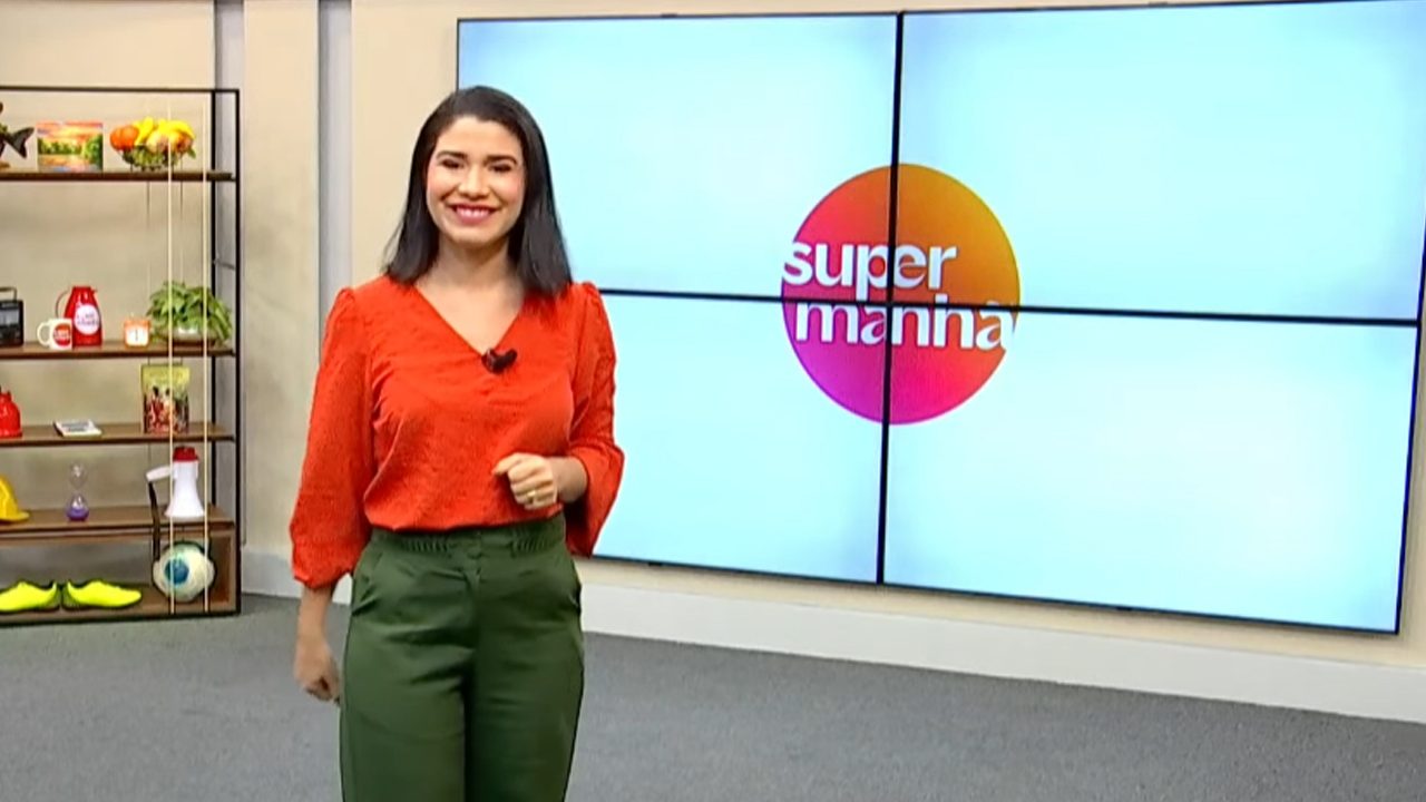 Apresentadora do Programa Super Manhã, Bárbara Mitoso. Reprodução: GNC