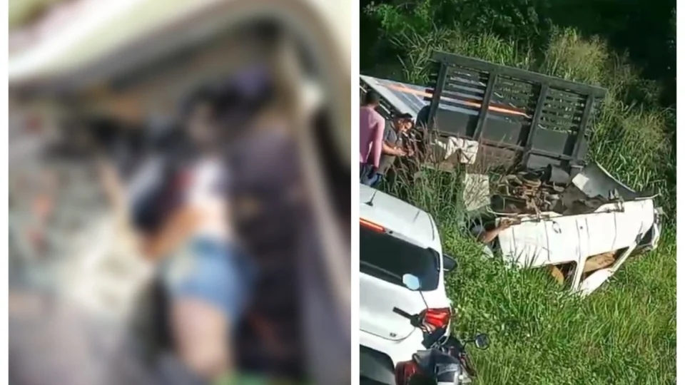 VÍDEO: motorista é esmagado por cabine de caminhão em Manaus
