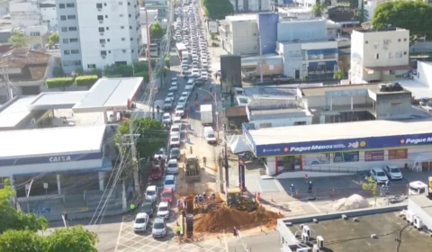Cruzamento das vias Djalma Batista e João Valério é interditado para obras nesta quinta (27), em Manaus
