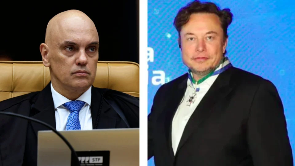 Elon Musk volta a atacar Alexandre de Moraes; veja foto