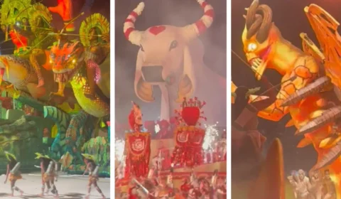 57º Festival de Parintins: Garantido homenageia fundador Lindolfo na 2ª noite