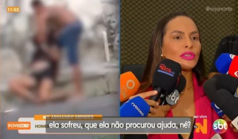 Homem flagrado enforcando e espancado mulher é preso em Manaus
