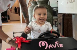 Neymar dá luxuoso presente à filha, Mavie: ‘Mini Lamborghini’
