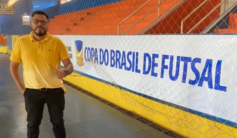 Presidente e técnico do Deportivo, fala sobre expectativa para o jogo contra o Fortaleza, em Vilhena 