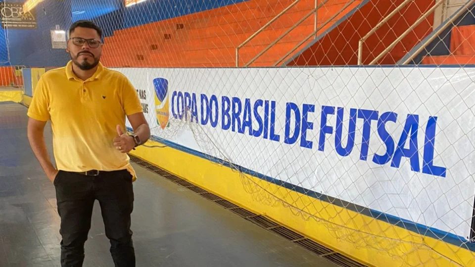 Presidente e técnico do Deportivo, fala sobre expectativa para o jogo contra o Fortaleza, em Vilhena 