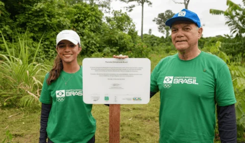 Projeto de reflorestamento em Tefé conta com participação de Rayssa Leal