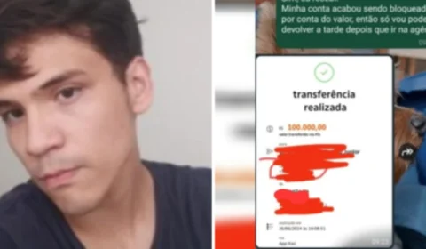 Universitário recebe por engano pix de R$ 100 mil e devolve valor