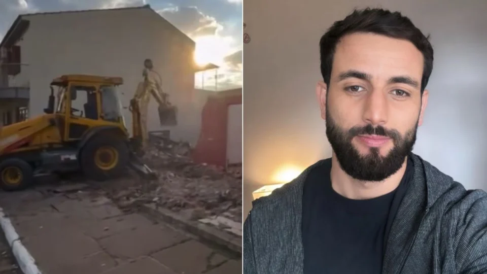 VÍDEO: veja como está a construção da casa da avó de Matteus no RS