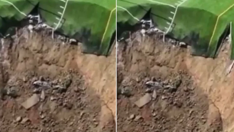 Vídeo assusta ao mostrar cratera de 30 metros se abrindo em campo nos EUA