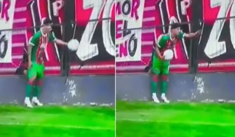 VÍDEO: torcedor abaixa calção de jogador argentino durante lance