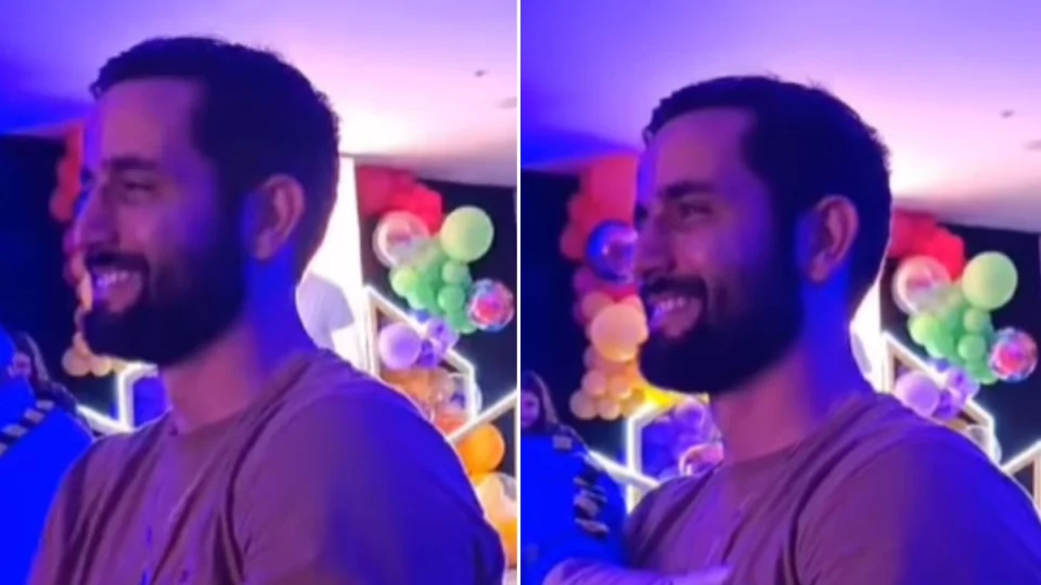 VÍDEO: em festa surpresa, Matteus chora com declaração de amor