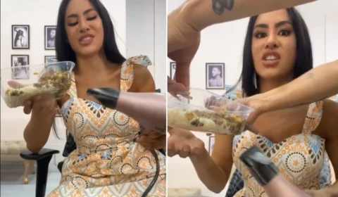 Isabelle Nogueira ensina jeito “inovador” de esquentar marmita em vídeo