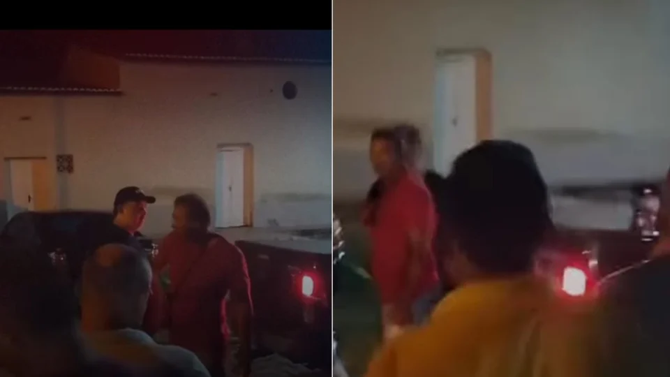 VÍDEO: prefeito troca socos no meio da rua durante festa no RN