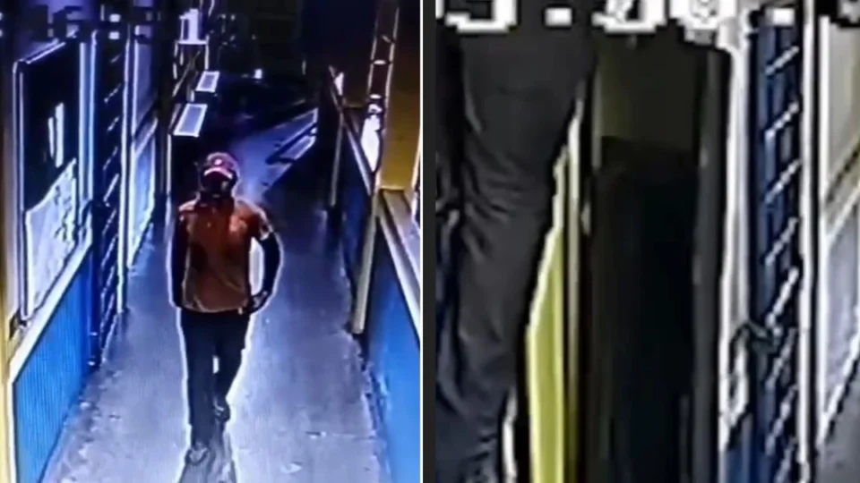 Vídeo: homem é flagrado roubando TV de escola em Manaus