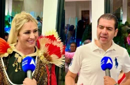 Daniel e Patrícia Abravanel celebram Norte Bumbás e revelam torcida
