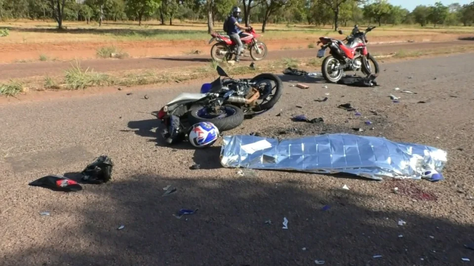 Acidente de moto em Palmas: motociclista morre e outro fica ferido