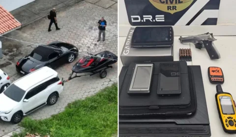 Operação Radar prende piloto com armas e carros de luxo em Boa Vista
