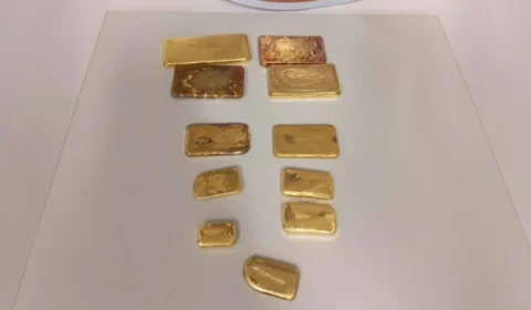 PF prende passageiro com 2,5 kg de ouro em aeroporto de Boa Vista