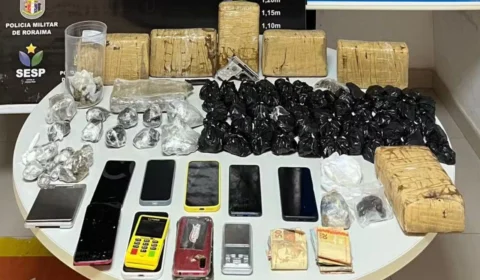 PF prende cinco pessoas e apreende 10 kg de ‘supermaconha’ em Boa Vista