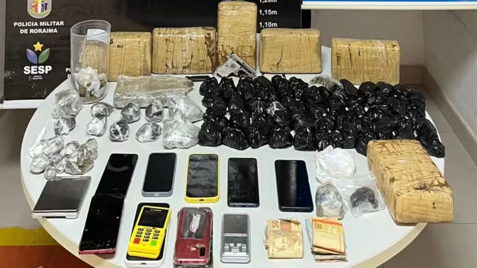 PF prende cinco pessoas e apreende 10 kg de ‘supermaconha’ em Boa Vista
