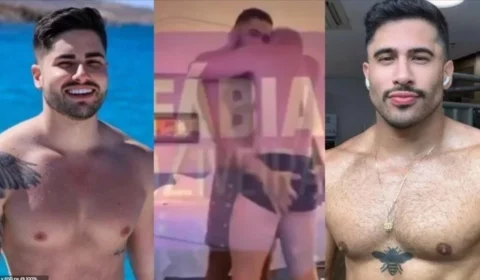 Imagens íntimas de Lucas Souza com outro homem vazam e viralizam na web